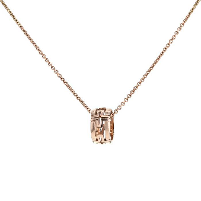 [Auream]PARENTESI NECKLACE PINK GOLD