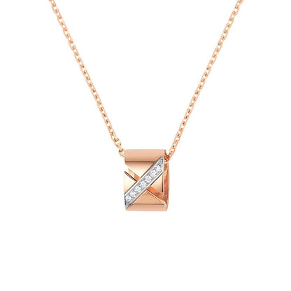[Auream]LIENS EVIDENCE DIAMOND NECKLACE