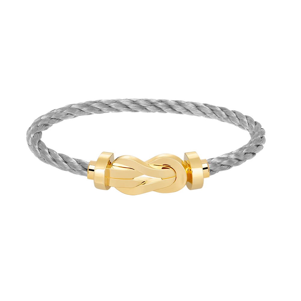 [Auream]CHANCE LARGE 8 FIGURE BUCKLE NO DIAMOND BRACELET GOLD