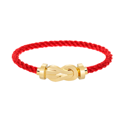 [Auream]CHANCE LARGE 8 FIGURE BUCKLE NO DIAMOND BRACELET GOLD