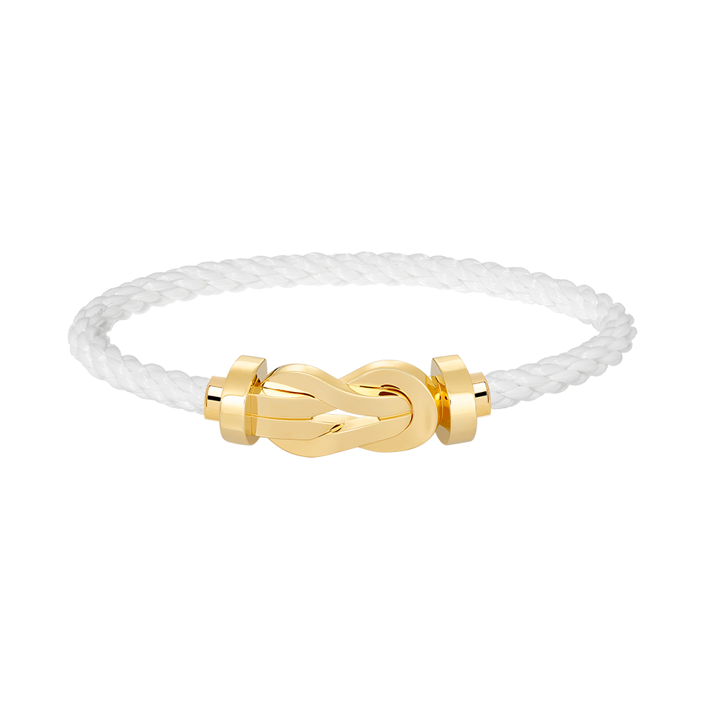 [Auream]CHANCE LARGE 8 FIGURE BUCKLE NO DIAMOND BRACELET GOLD