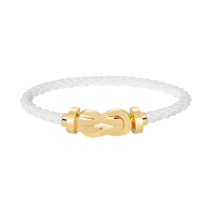 [Auream]CHANCE LARGE 8 FIGURE BUCKLE NO DIAMOND BRACELET GOLD