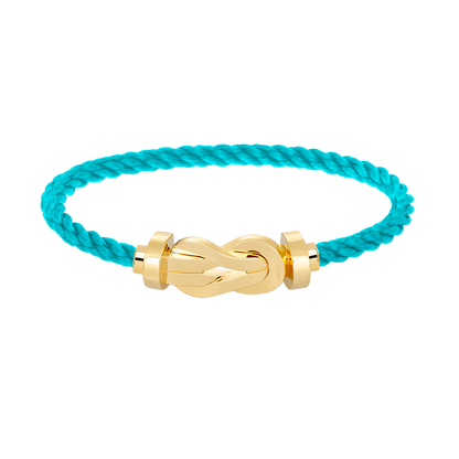 [Auream]CHANCE LARGE 8 FIGURE BUCKLE NO DIAMOND BRACELET GOLD