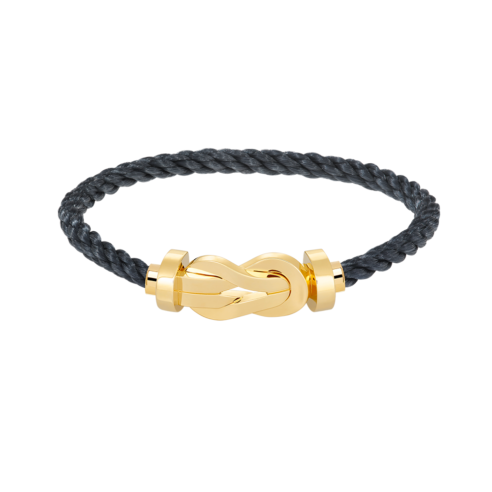[Auream]CHANCE LARGE 8 FIGURE BUCKLE NO DIAMOND BRACELET GOLD