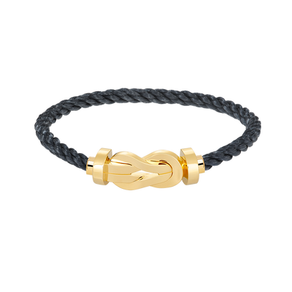 [Auream]CHANCE LARGE 8 FIGURE BUCKLE NO DIAMOND BRACELET GOLD