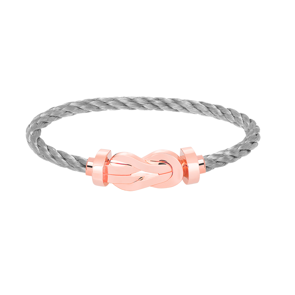 [Auream]CHANCE LARGE 8 FIGURE BUCKLE NO DIAMOND BRACELET ROSE GOLD