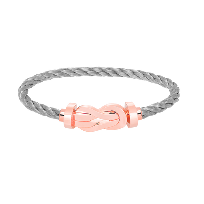 [Auream]CHANCE LARGE 8 FIGURE BUCKLE NO DIAMOND BRACELET ROSE GOLD