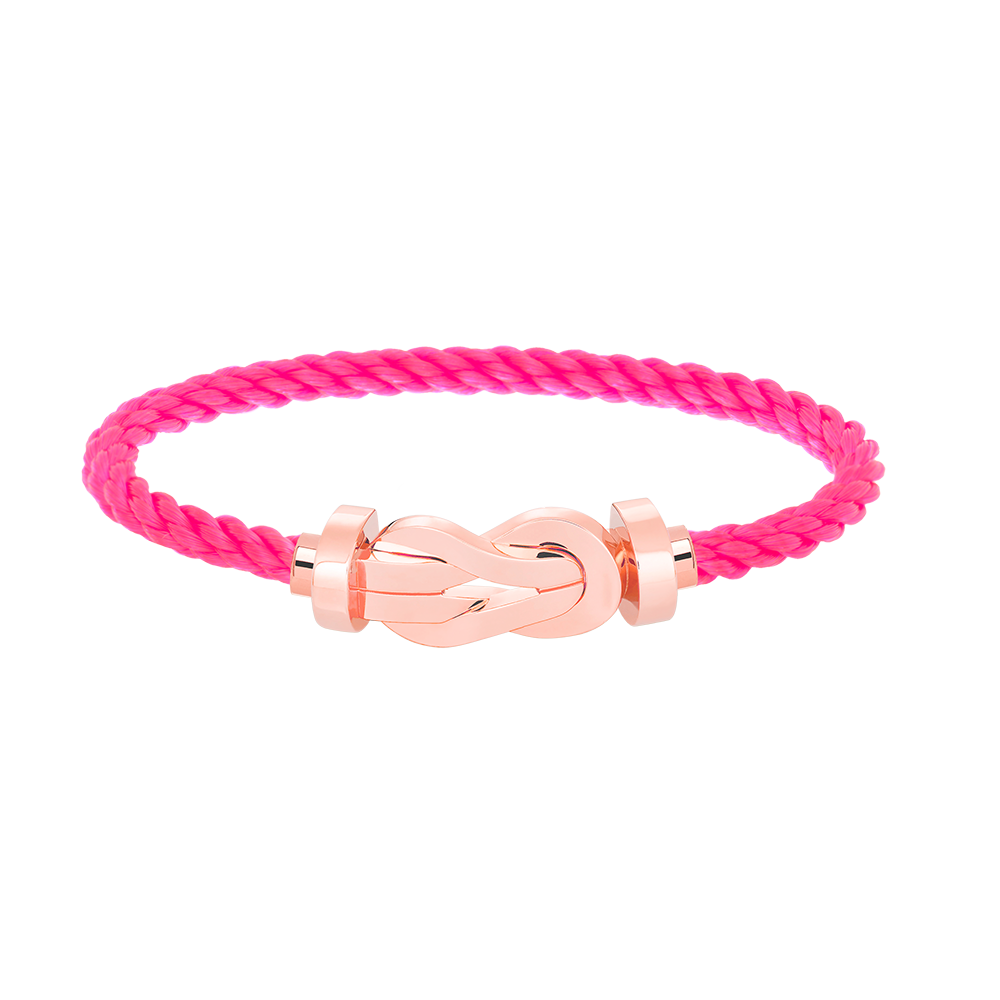 [Auream]CHANCE LARGE 8 FIGURE BUCKLE NO DIAMOND BRACELET ROSE GOLD