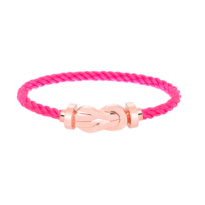 [Auream]CHANCE LARGE 8 FIGURE BUCKLE NO DIAMOND BRACELET ROSE GOLD