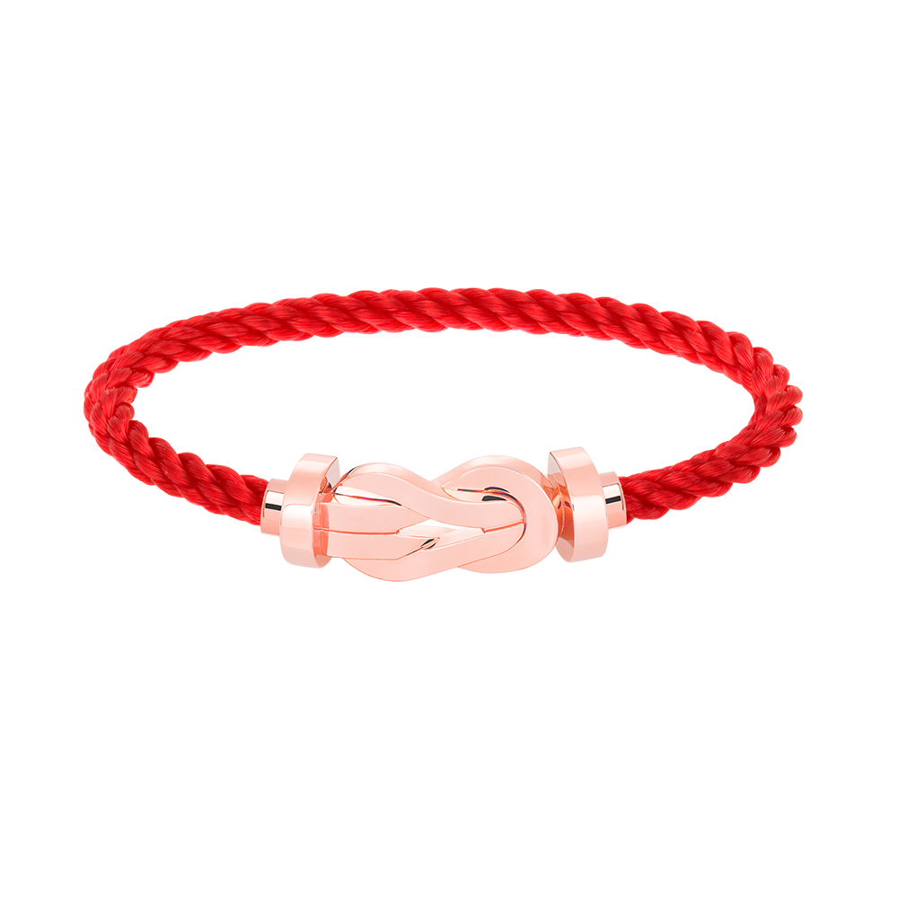 [Auream]CHANCE LARGE 8 FIGURE BUCKLE NO DIAMOND BRACELET ROSE GOLD