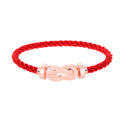 [Auream]CHANCE LARGE 8 FIGURE BUCKLE NO DIAMOND BRACELET ROSE GOLD