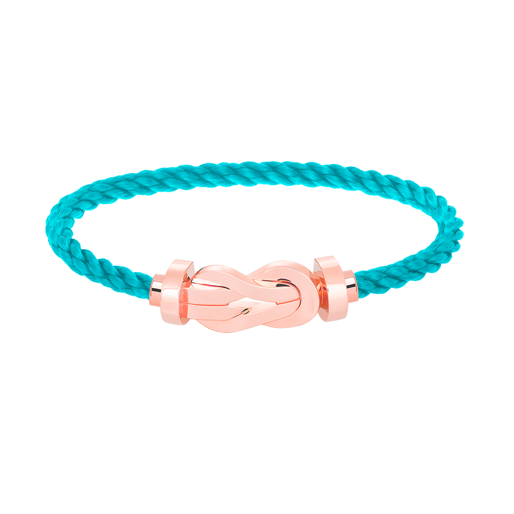 [Auream]CHANCE LARGE 8 FIGURE BUCKLE NO DIAMOND BRACELET ROSE GOLD