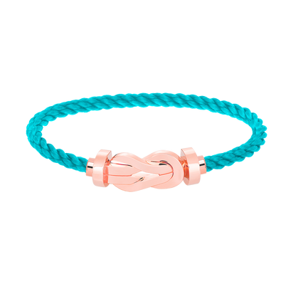 [Auream]CHANCE LARGE 8 FIGURE BUCKLE NO DIAMOND BRACELET ROSE GOLD