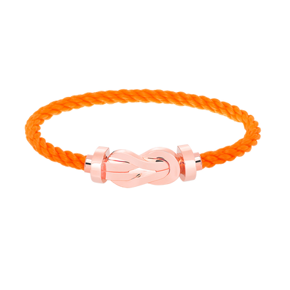 [Auream]CHANCE LARGE 8 FIGURE BUCKLE NO DIAMOND BRACELET ROSE GOLD