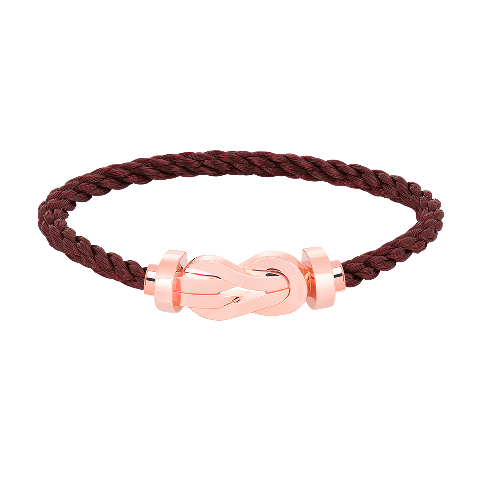 [Auream]CHANCE LARGE 8 FIGURE BUCKLE NO DIAMOND BRACELET ROSE GOLD