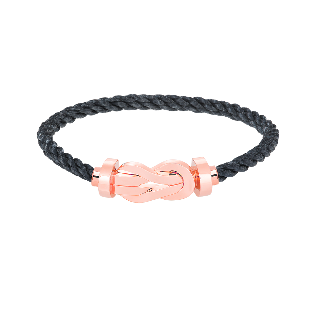 [Auream]CHANCE LARGE 8 FIGURE BUCKLE NO DIAMOND BRACELET ROSE GOLD