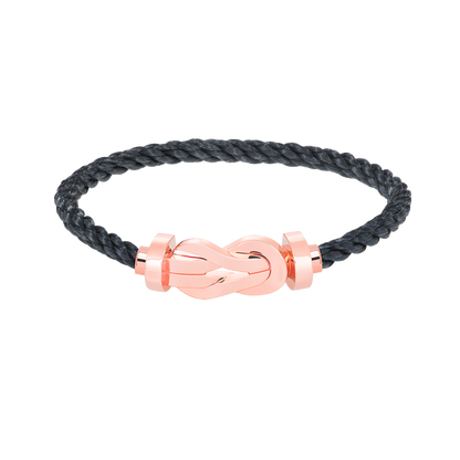 [Auream]CHANCE LARGE 8 FIGURE BUCKLE NO DIAMOND BRACELET ROSE GOLD