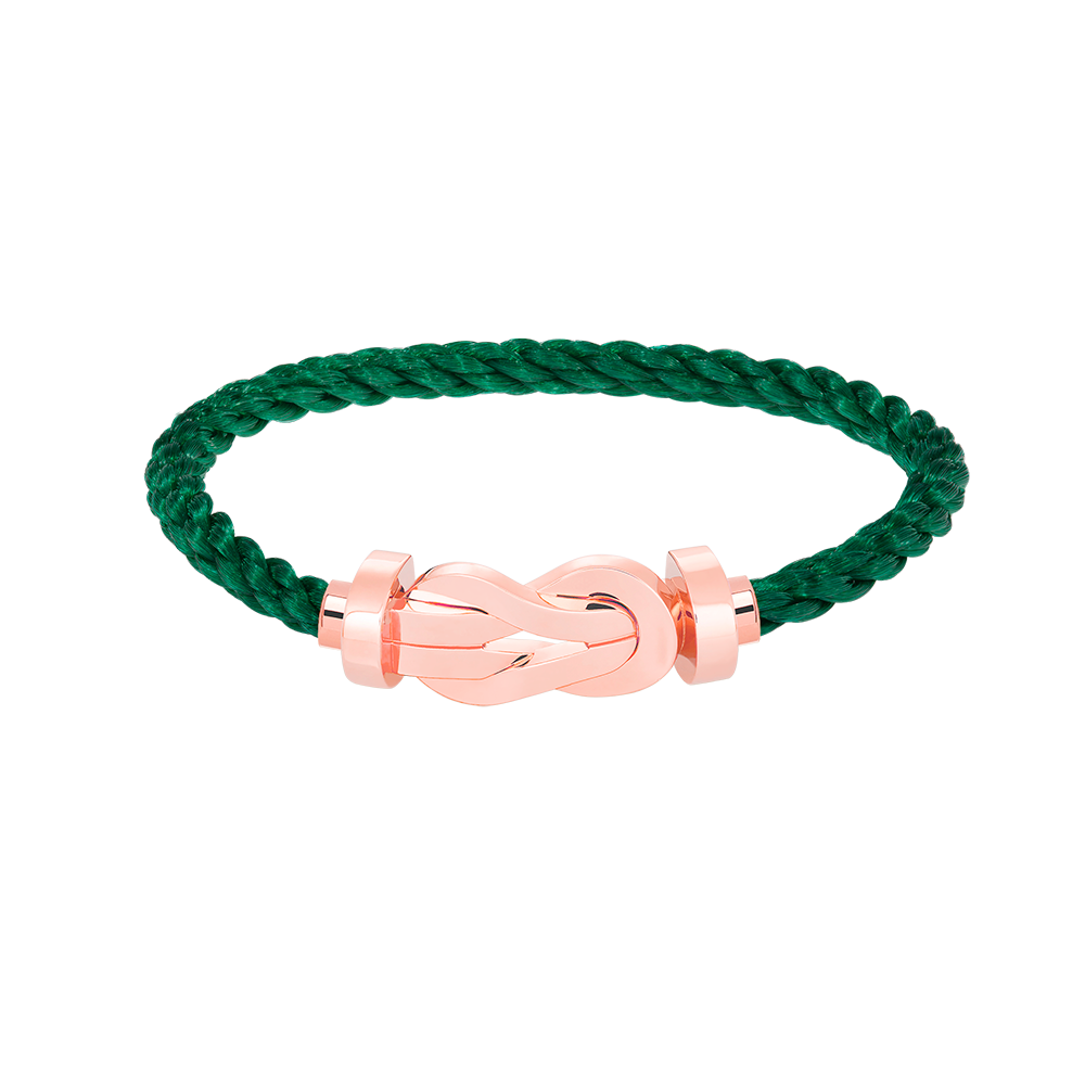 [Auream]CHANCE LARGE 8 FIGURE BUCKLE NO DIAMOND BRACELET ROSE GOLD