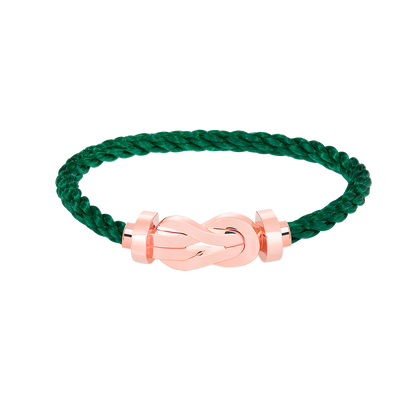 [Auream]CHANCE LARGE 8 FIGURE BUCKLE NO DIAMOND BRACELET ROSE GOLD