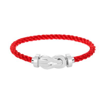 [Auream]CHANCE LARGE 8 FIGURE BUCKLE NO DIAMOND BRACELET SILVER