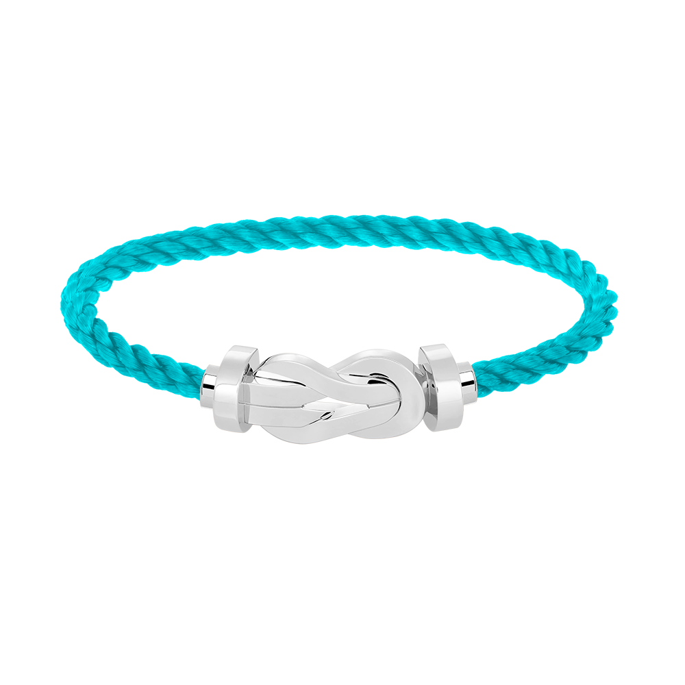 [Auream]CHANCE LARGE 8 FIGURE BUCKLE NO DIAMOND BRACELET SILVER