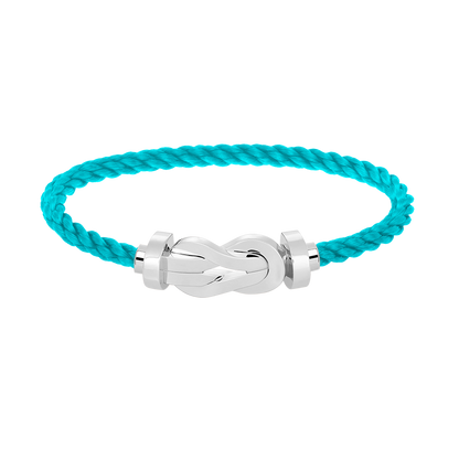 [Auream]CHANCE LARGE 8 FIGURE BUCKLE NO DIAMOND BRACELET SILVER