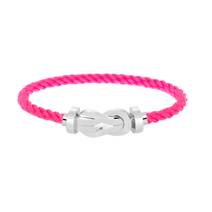 [Auream]CHANCE LARGE 8 FIGURE BUCKLE NO DIAMOND BRACELET SILVER