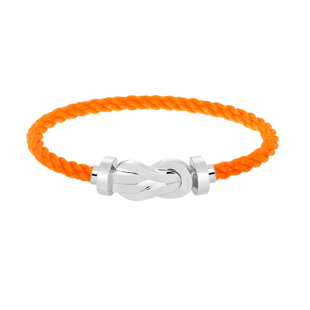 [Auream]CHANCE LARGE 8 FIGURE BUCKLE NO DIAMOND BRACELET SILVER