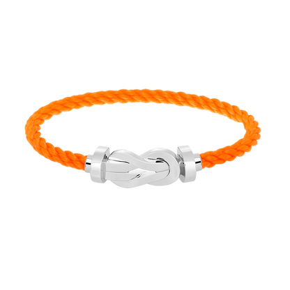 [Auream]CHANCE LARGE 8 FIGURE BUCKLE NO DIAMOND BRACELET SILVER