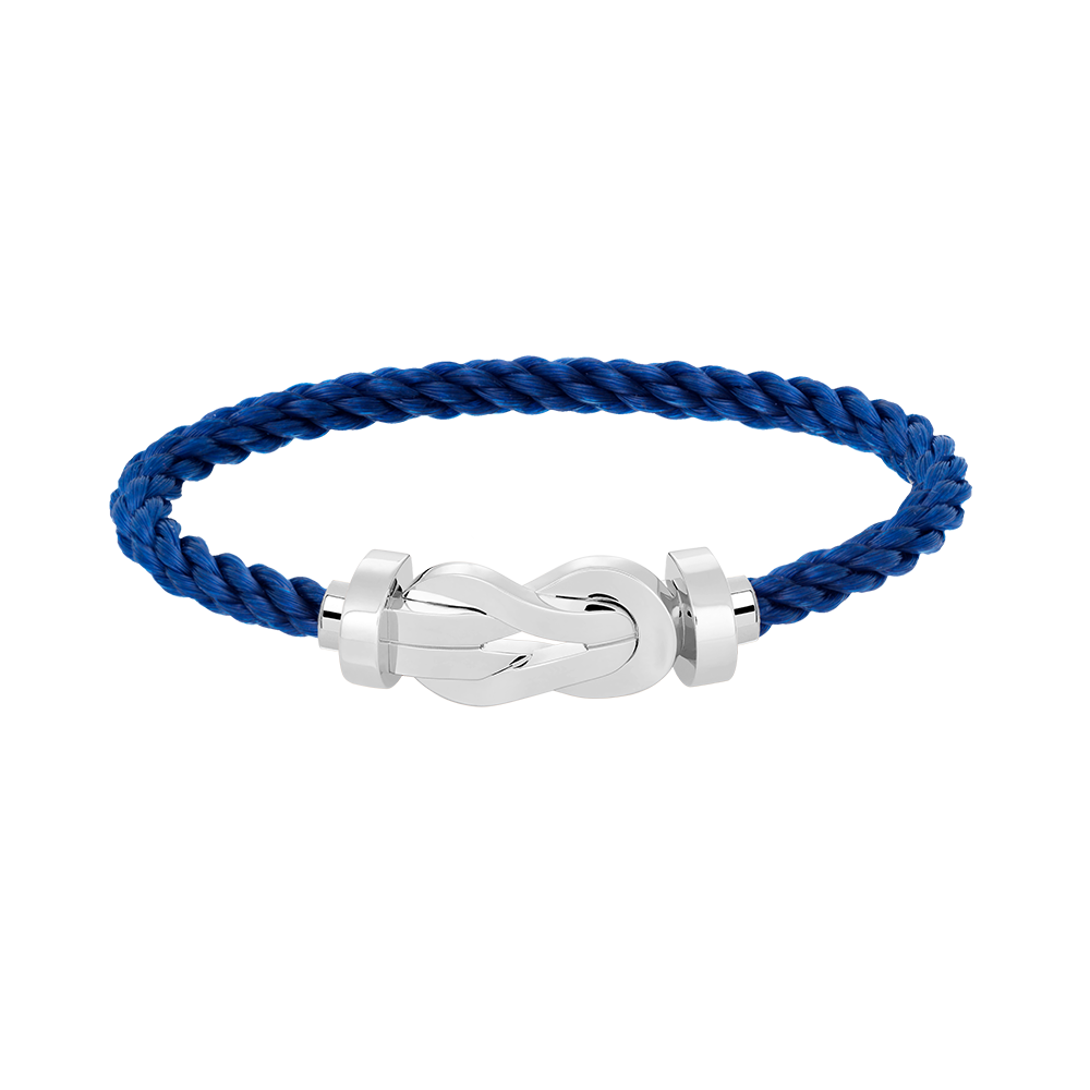 [Auream]CHANCE LARGE 8 FIGURE BUCKLE NO DIAMOND BRACELET SILVER