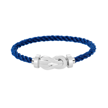 [Auream]CHANCE LARGE 8 FIGURE BUCKLE NO DIAMOND BRACELET SILVER