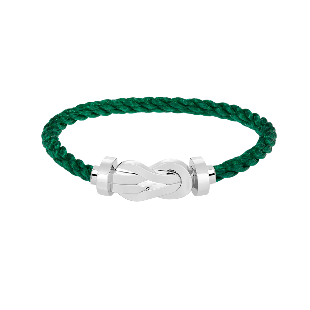 [Auream]CHANCE LARGE 8 FIGURE BUCKLE NO DIAMOND BRACELET SILVER