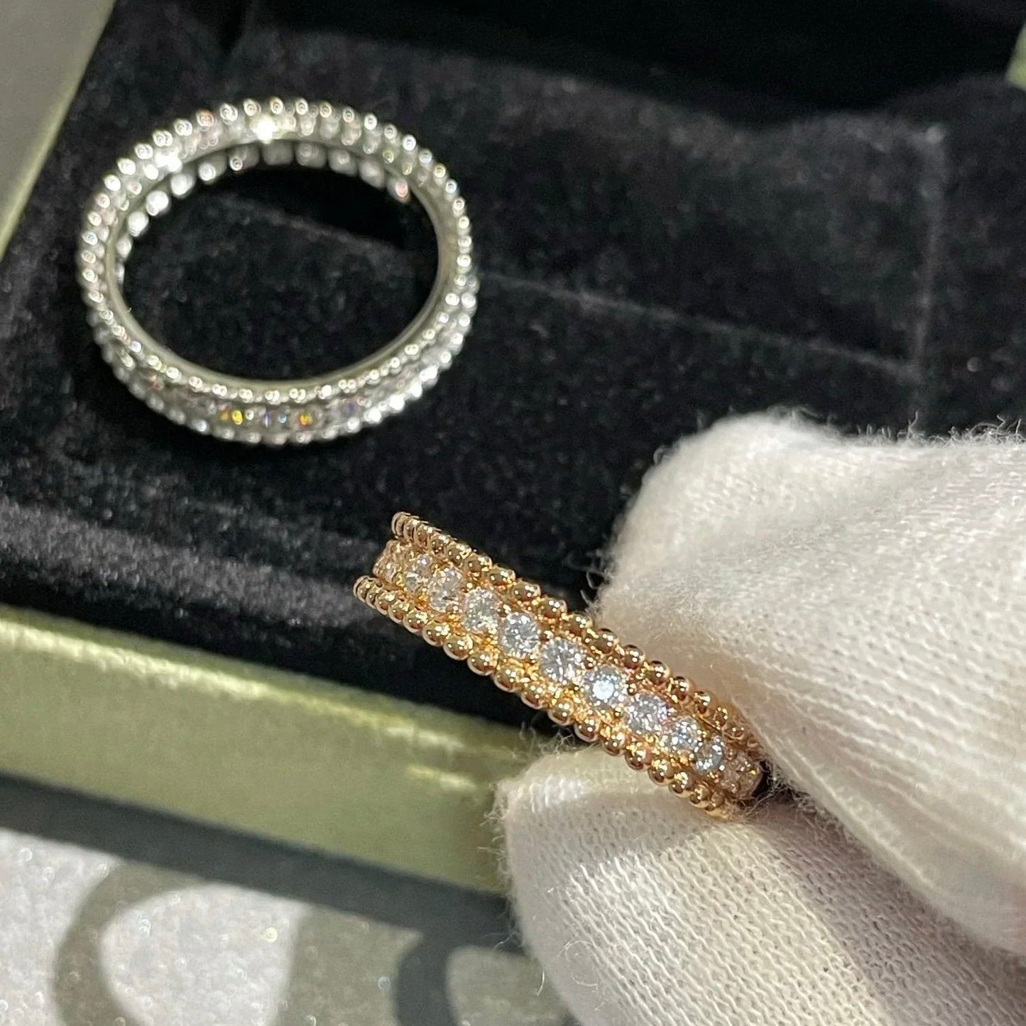 [Auream]PERLEE DIAMOND SILVER RING