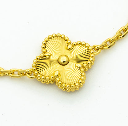[Auream] CLOVER 5 MOTIF LASER BRACELET COLLECTION