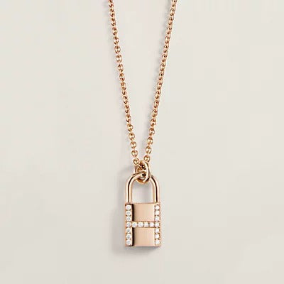 [Auream]HM ADVANCED NICHE LOCK HEAD NECKLACE DIAMONDS