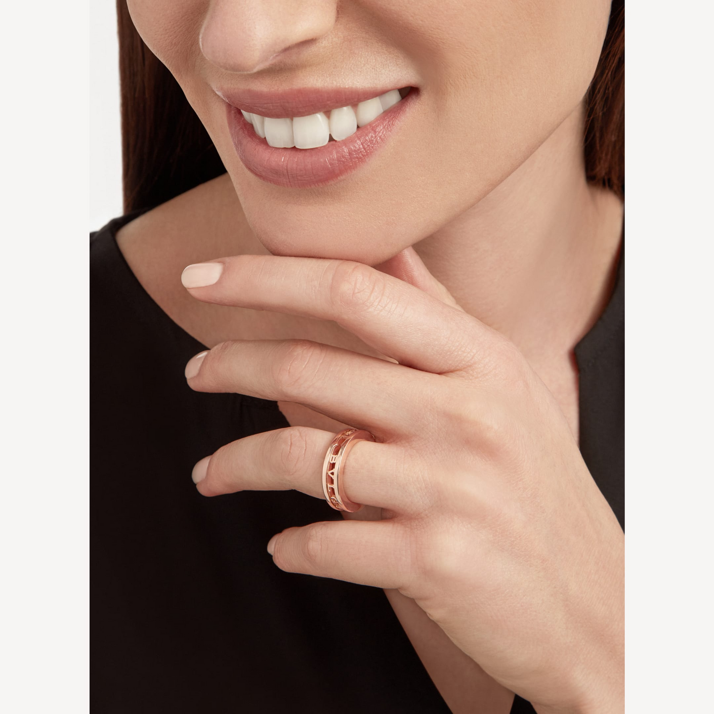 [Auream]ZERO 1 ONE-BAND WITH OPENWORK LOGO SPIRAL RING