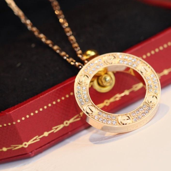 [Auream]LOVE NECKLACE ADJUSTABLE ROSE GOLD