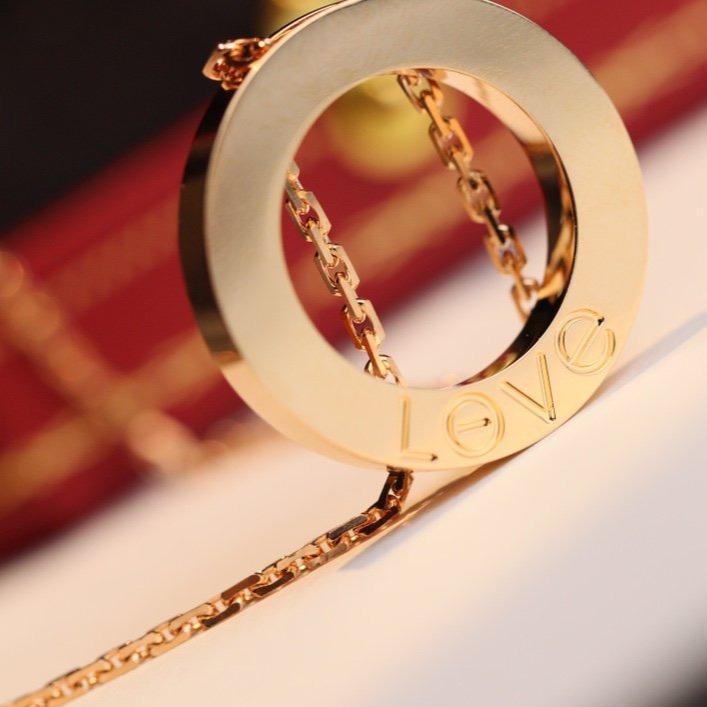 [Auream]LOVE NECKLACE ADJUSTABLE ROSE GOLD