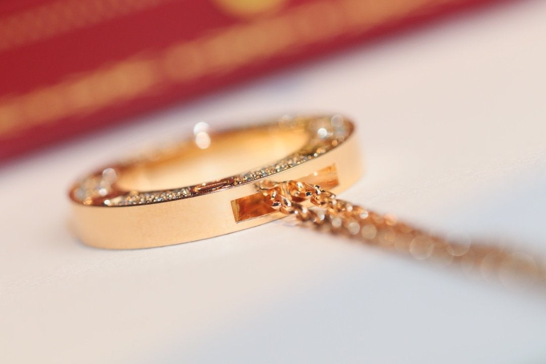 [Auream]LOVE NECKLACE ADJUSTABLE ROSE GOLD
