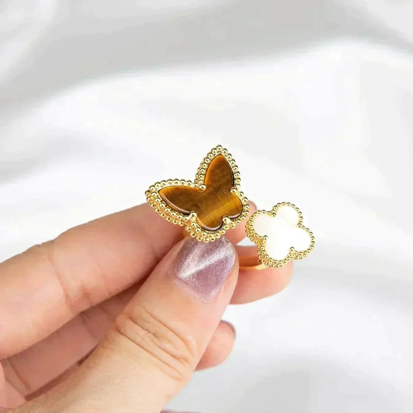 [Auream]LUCKY BETWEEN THE FINGER RING