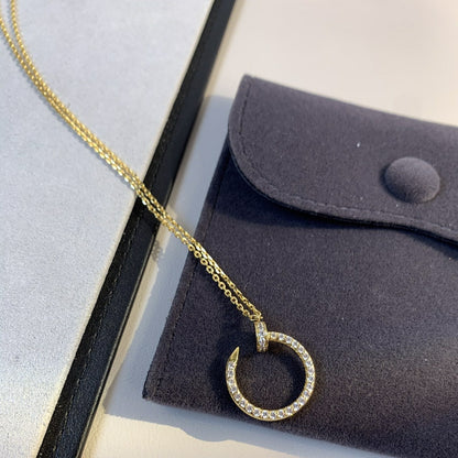 [Auream]JUSTE NECKLACE GOLD DIAMONDS