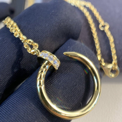 [Auream]JUSTE NECKLACE GOLD DIAMONDS