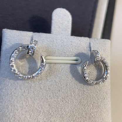 [Auream]JUSTE EARRINGS SILVER DIAMONDS
