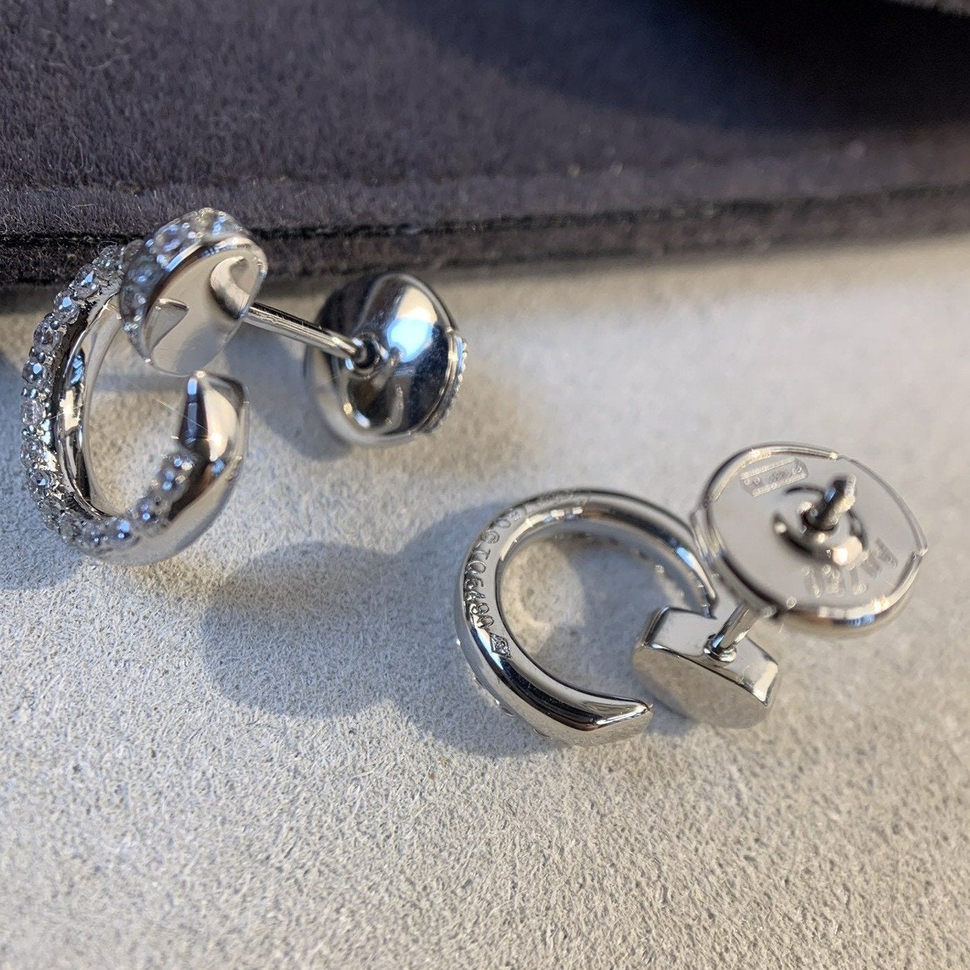 [Auream]JUSTE EARRINGS SILVER DIAMONDS
