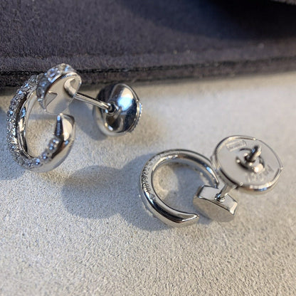 [Auream]JUSTE EARRINGS SILVER DIAMONDS