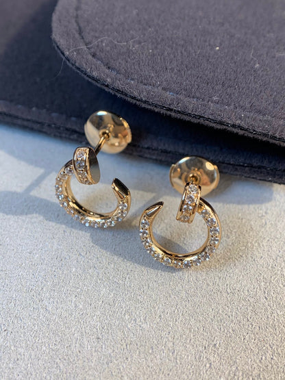 [Auream]JUSTE EARRINGS GOLD DIAMONDS