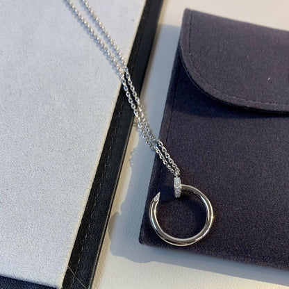 [Auream]JUSTE NECKLACE SILVER