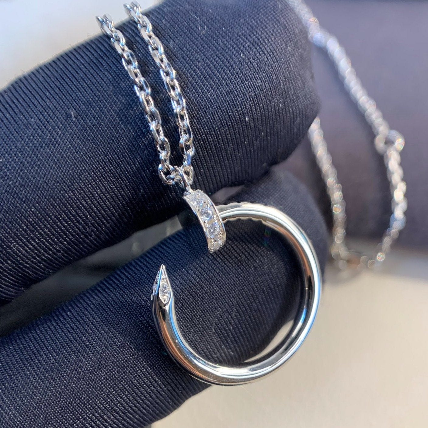 [Auream]JUSTE NECKLACE SILVER