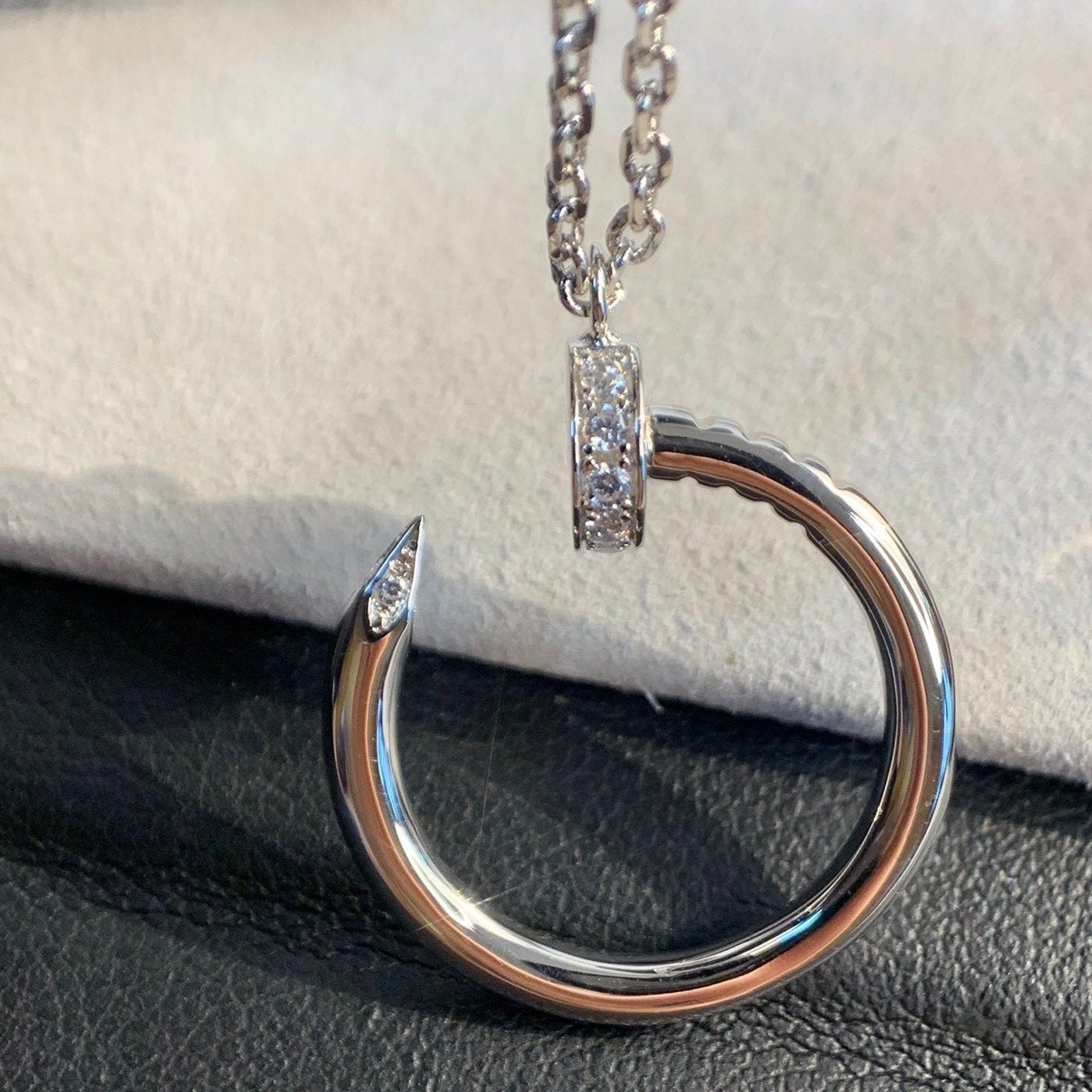 [Auream]JUSTE NECKLACE SILVER