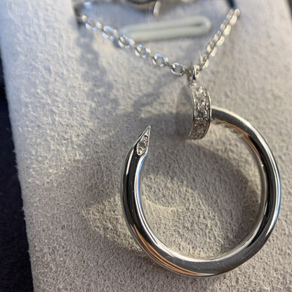 [Auream]JUSTE NECKLACE SILVER
